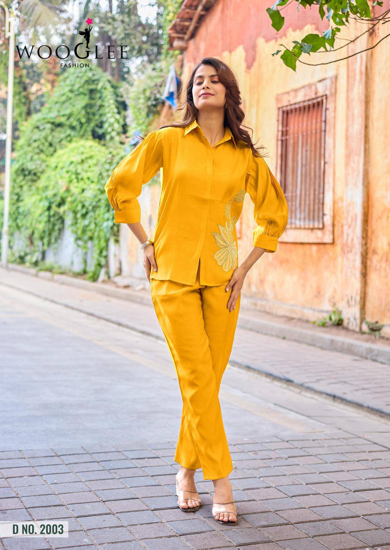 Wooglee high look coord set Fancy kurti manufacturer